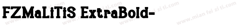 FZMaLiTiS ExtraBold字体转换